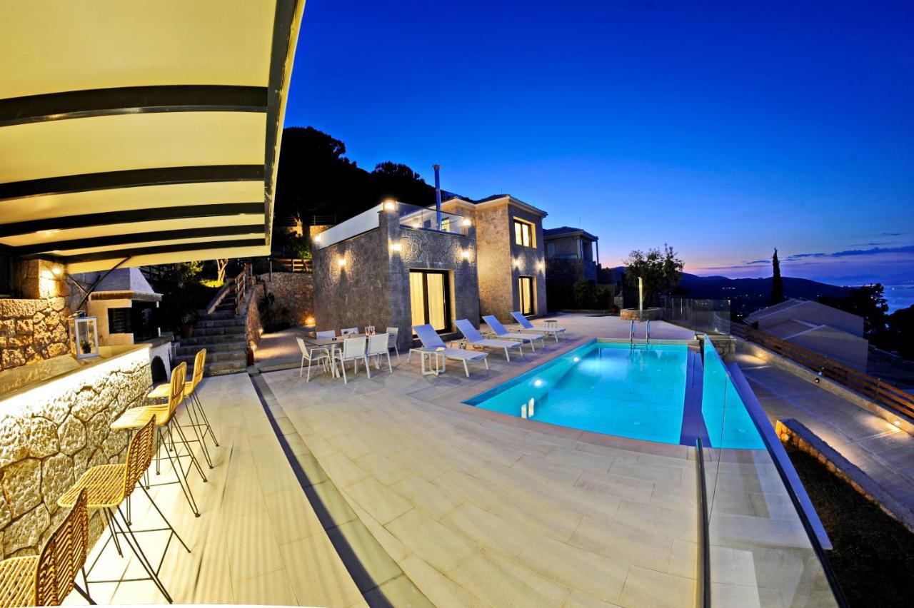 Ionian Stone Luxury Villa Nikiana Extérieur photo